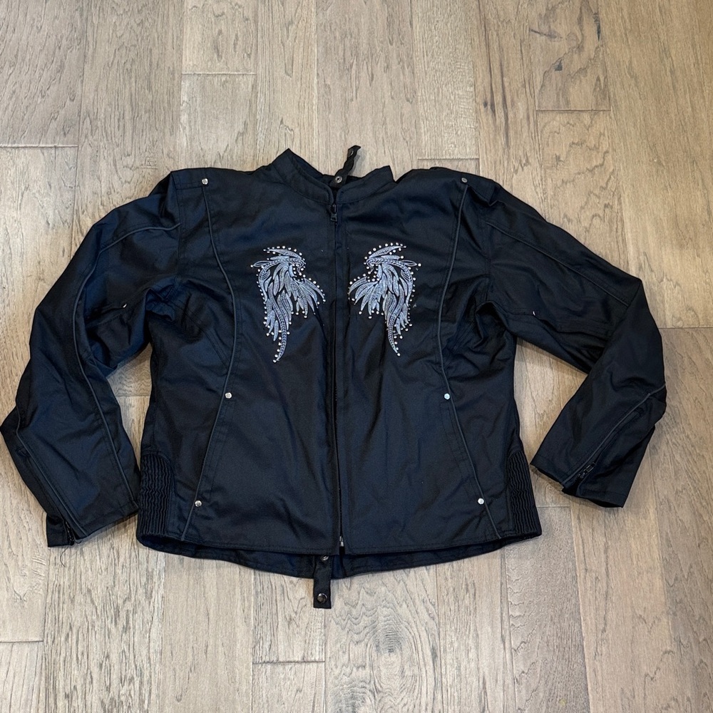 Women’s Dream Apparel Elegant Embroidered Motorcycle Jacket